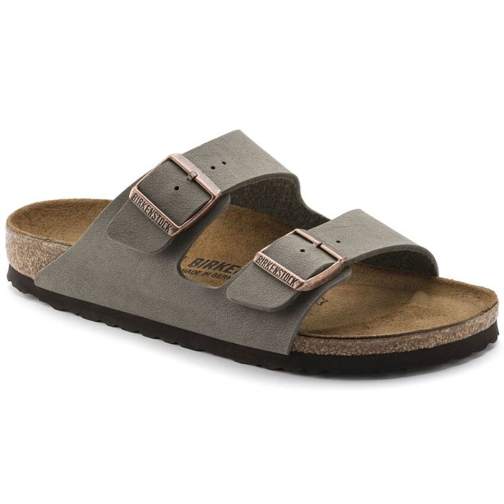 BIRKENSTOCK ARIZONA STONE BIRKO FLOR NUBUCK 36