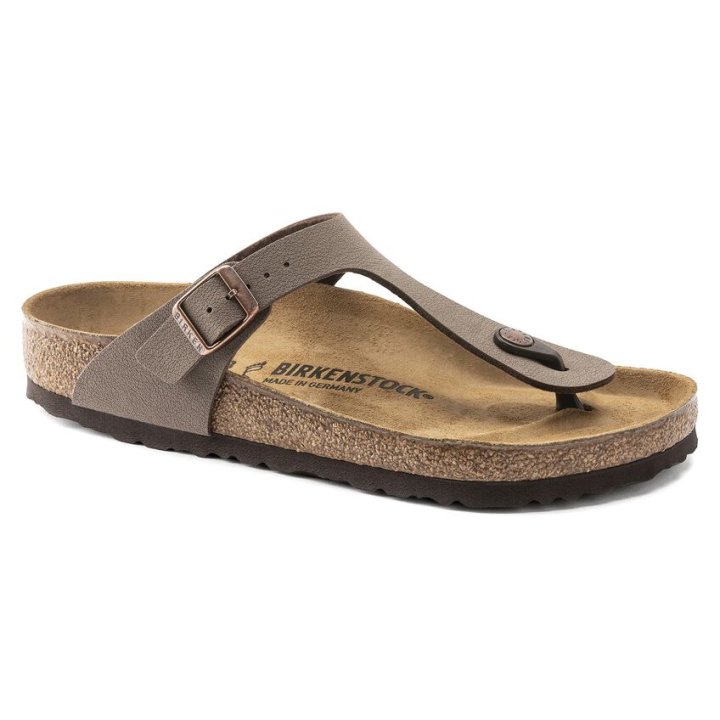 BIRKENSTOCK GIZEH MOCCA BIRKO FLOR NUBUCK 35