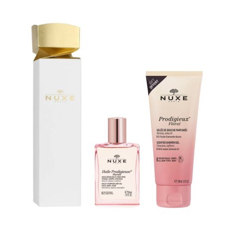 NUXE CRACKER HUILE PRODIGIEUSE FLORALE 30 ML + GEL DOCCIA PRODIGIEUX FLORAL 100 ML