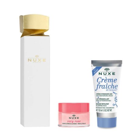 NUXE CRACKER VERY ROSE BAUME 15 G + CREME FRAICHE 30 ML