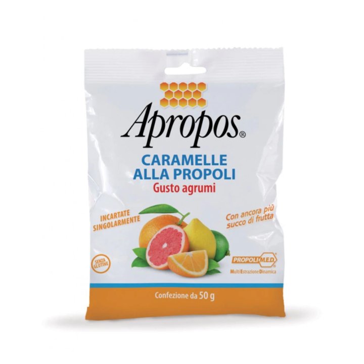 APROPOS CARAMELLE ALLA PROPOLI GUSTO AGRUMI 50 G