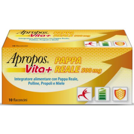 APROPOS VITA+ PAPPA REALE 500 MG 10 FLACONCINI 10 ML