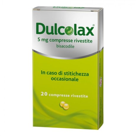 DULCOLAX 20 COMPRESSE RIVESTITE 5MG DULCOLAX 20 COMPRESSE RIVESTITE 5MG