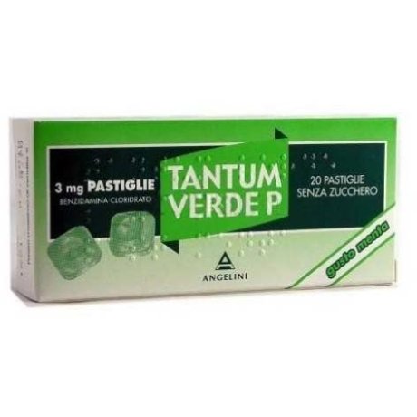 TANTUM VERDE P 3 MG PASTIGLIE GUSTO MENTA