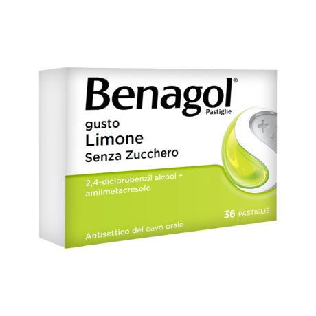 BENAGOL 36 PASTIGLIE LIMONE SENZA ZUCCHERO