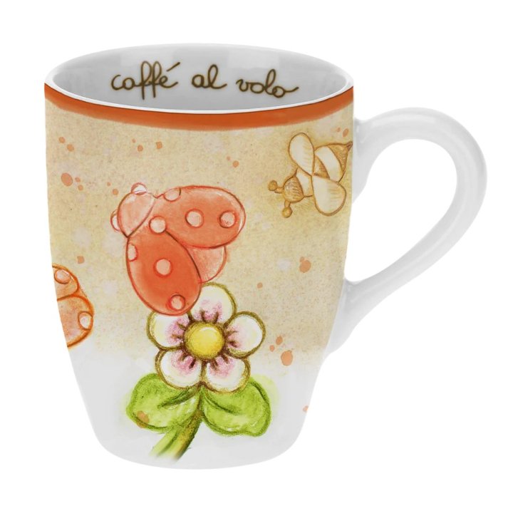 MUG COCCINELLE BEIGE