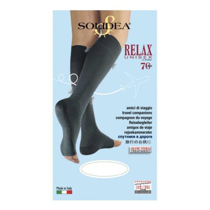 RELAX UNISEX 70 PUNTA APERTA NERO L