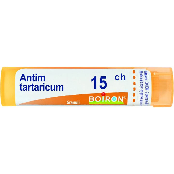ANTIMONIUM TARTARICUM*80 granuli 15 CH contenitore multidose