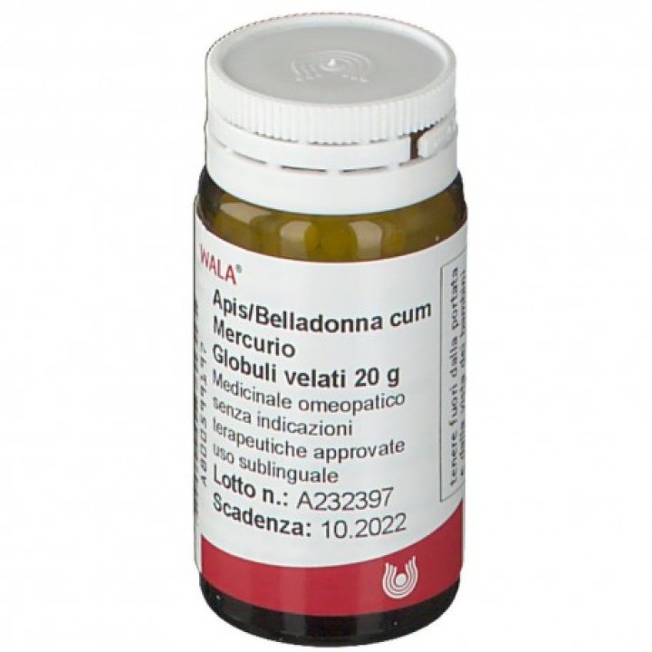 APIS BELLADONNA MERC 20 G GLOBULI WALA