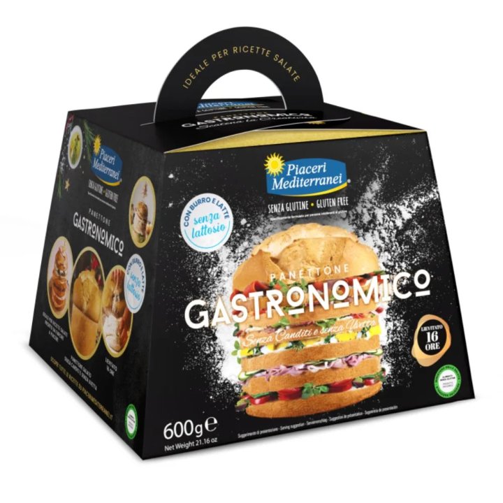 PIACERI MEDITERRANEI PANETTONE GASTRONOMICO 600 G PIACERI MEDITERRANEI PANETTONE GASTRONOMICO 600 G
