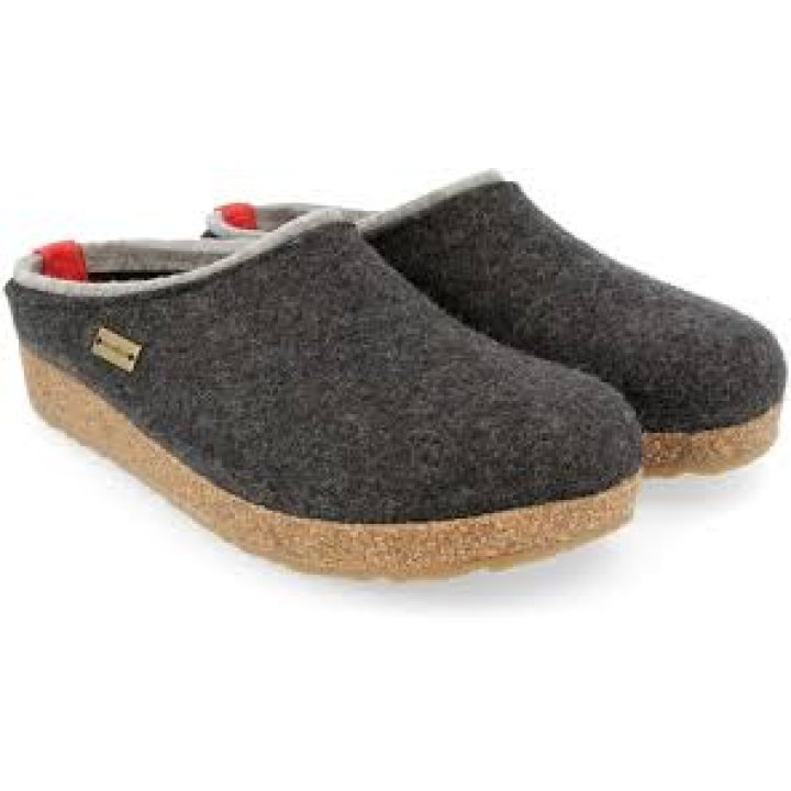 Clogs Haflinger Kris Wollfilz Graphit 40