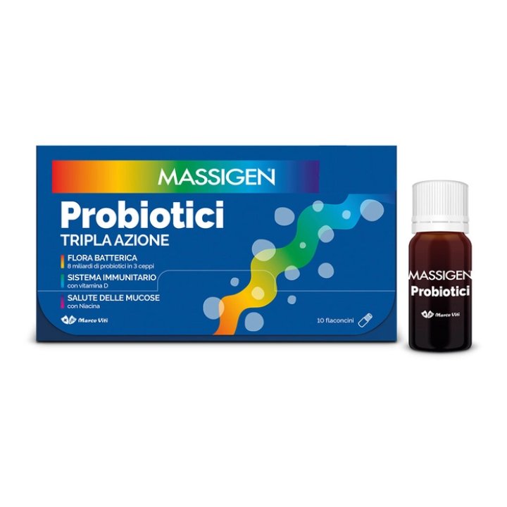 MASSIGEN PROBIOTICI 10 FLACONCINI X 8 ML