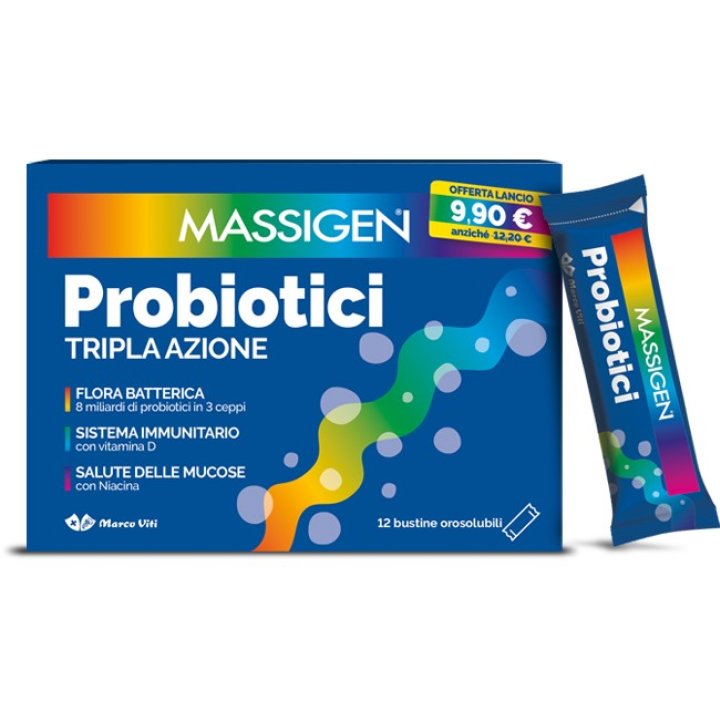 MASSIGEN PROBIOTICI 12 STICKPACK