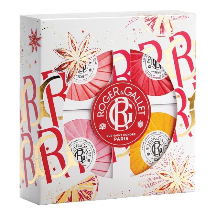 ROGER&GALLET SET NATALE 4 SAPONETTE 50 G 23