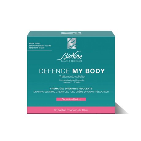 CREMA GEL DRENANTE RIDUCENTE DEFENCE MY BODY 30 BUSTINE DA 10 ML