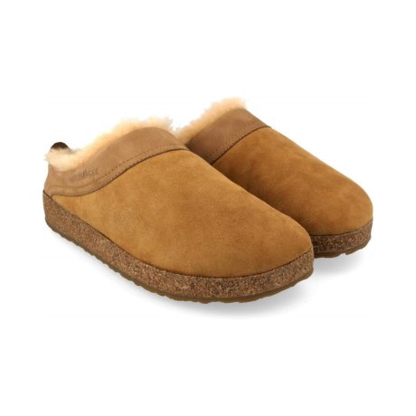 CLOGS HAFLING SNOWBIRD BEIGEMELIERT LAMMFELL 37