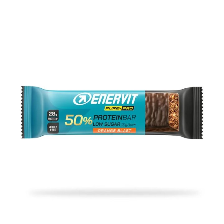 ENERVIT PURE PRO BAR 50% ORANGE BLAST 55 G