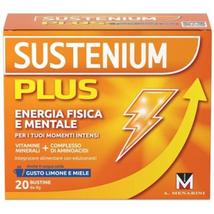 SUSTENIUM PLUS LIMONE E MIELE 20 BUSTINE DA 8 G SUSTENIUM PLUS LIMONE E MIELE 20 BUSTINE DA 8 G