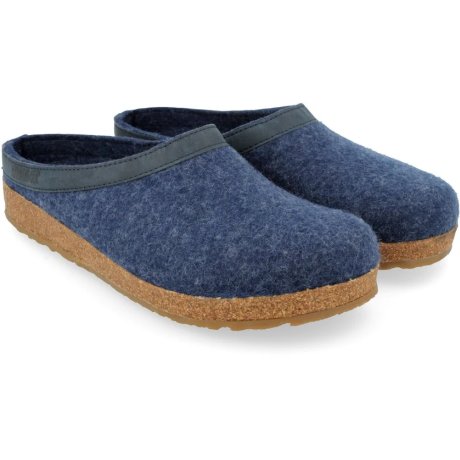 Clogs Haflinger Torben Wollfilz Jeans Unisex 41