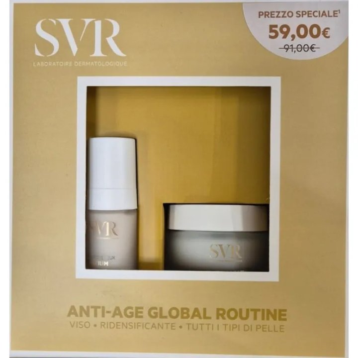 Svr Densitium Set Anti Età Globale Crema Viso Anti Rughe - 50 ml + Contorno Occhi Levigante - 15ml