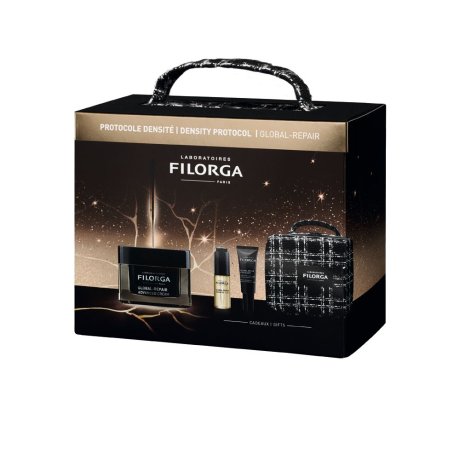  Filorga xmas Global Repair - Cofanetto Crema - 50ml + Elixir - 5ml + Occhi e Labbra - 4ml + Beauty
