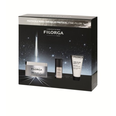  Filorga xmas Time Filler - Cofanetto Rughe Crema - 50ml + Siero - 5ml + Crema Notte - 15ml