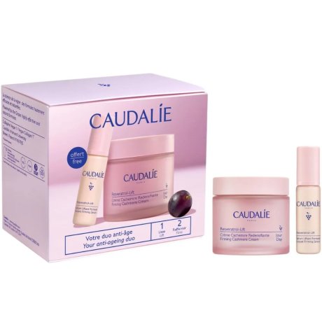 Caudalie Resveratrol-Lift Cofanetto Crema Cashmere 50ml + Siero Liftante 10ml Caudalie Resveratrol-Lift Cofanetto Crema Cashmere 50ml + Siero Liftante 10ml