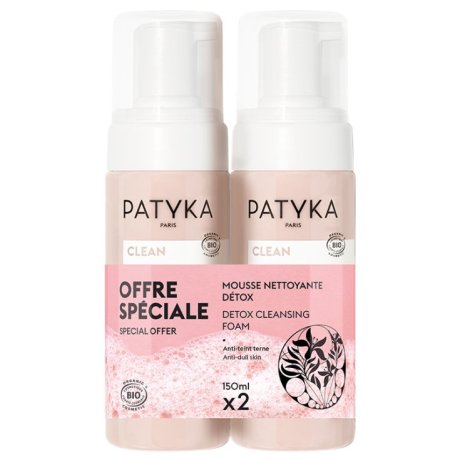 PATYKA DUO MOUSSES DETOX CLEAN 2023 2 FLACONI DA 150 ML