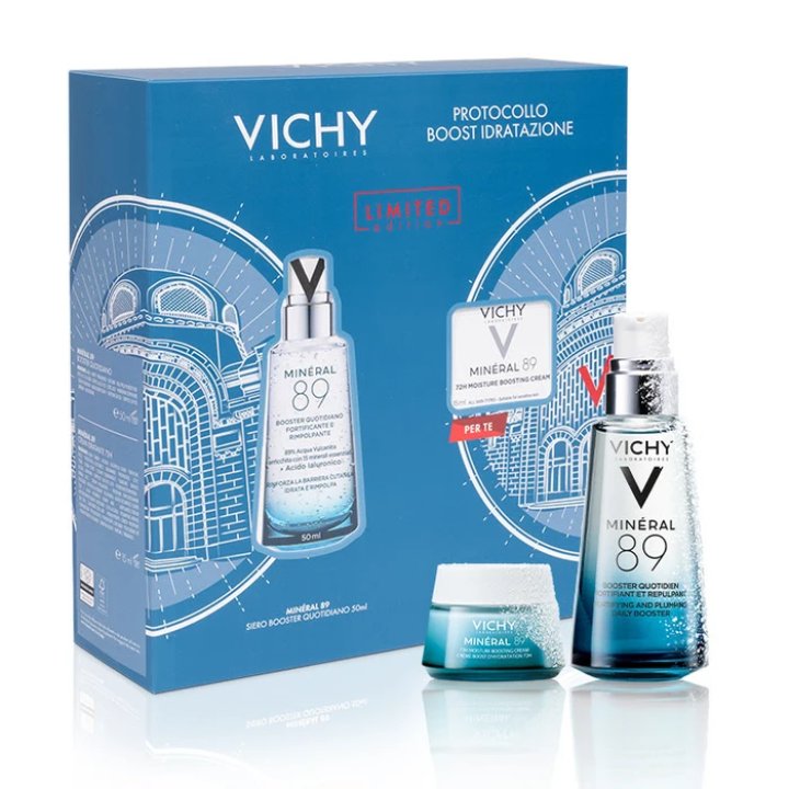 MINERAL 89 COFANETTO 2025 1 MINERAL 89 SIERO 50 ML + 1 MINERAL 89 CREMA GENERIC MINI 15 ML OMAGGIO
