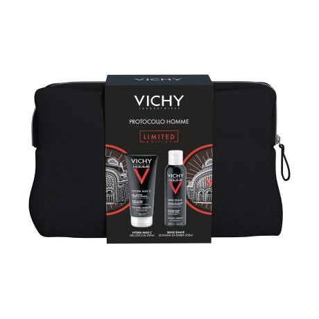 VICHY HOMME POCHETTE NATALE 2025 1 GEL DOCCIA 200 ML + 1 SCHIUMA BARBA 200 ML