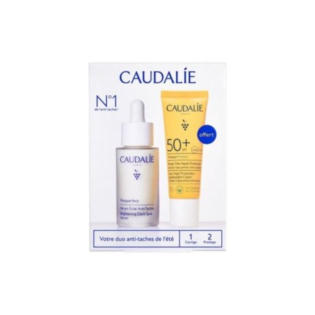 VINOPERFECT & SOLARE COFANETTO SIERO 2026 1 SIERO ILLUMINANTE ANTIMACCHIE 30 ML + 1 FLUIDO AD ALTISSIMA PROTEZIONE SPF50+ 20 ML