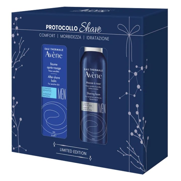EAU THERMALE AVENE HOMME COFANETTO NATALE 2026 SHAVE AFTER-SHAVE BALM 50 ML + SHAVING FOAM EAU THERMALE AVENE HOMME COFANETTO NATALE 2026 SHAVE AFTER-SHAVE BALM 50 ML + SHAVING FOAM