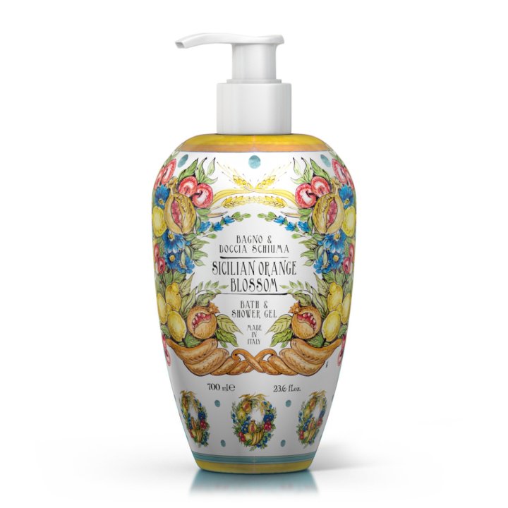 MAIOLICHE BAGNODOCCIA 700 ML SICILIAN ORANGE BLOSSOM