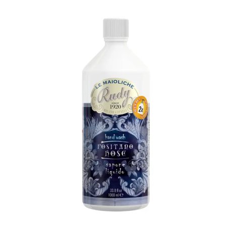 MAIOLICHE RICARICA SAPONE POSITANO ROSE 1 L