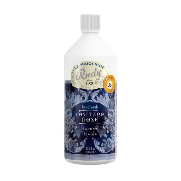 MAIOLICHE RICARICA SAPONE POSITANO ROSE 1 L