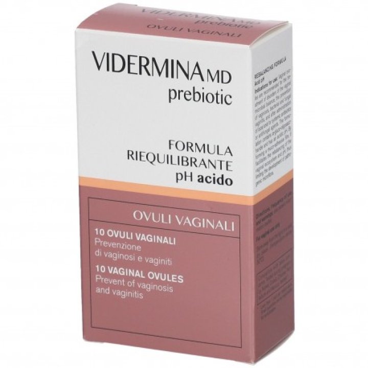 VIDERMINA PREBIOTIC OVULI VAGINALI 10 PEZZI