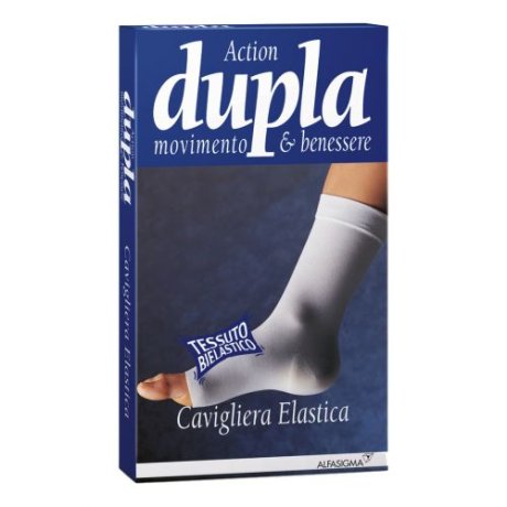 CAVIGLIERA ELASTICA DUPLA BIANCA