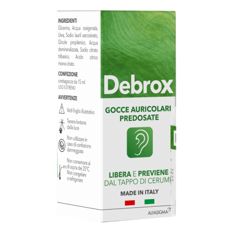 DEBROX CCE AURICOLARI 15 ML