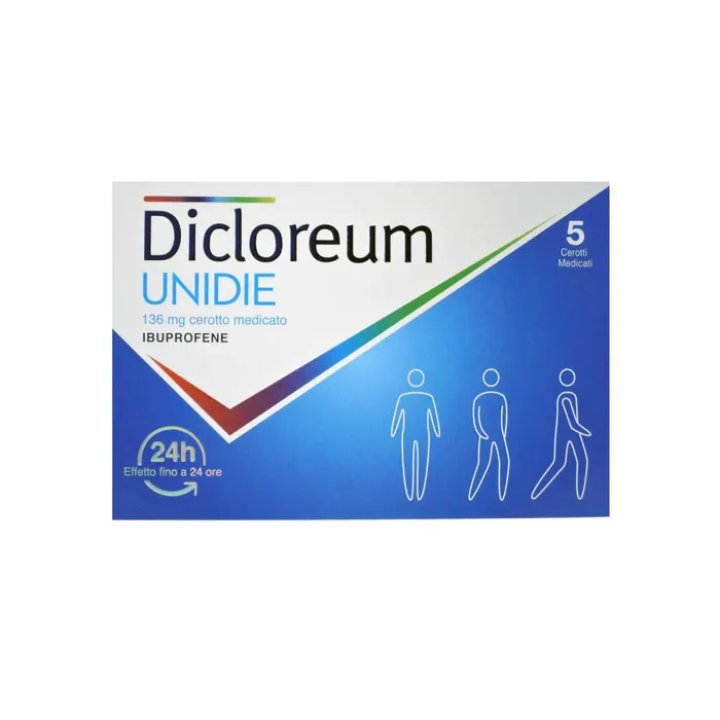 DICLOREUM UNIDIE 136 MG 5 CEROTTI MEDICATI