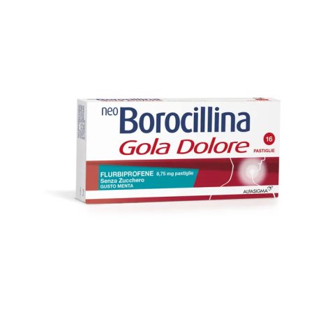 NEOBOROCILLINA LA DOLORE 16 PASTIGLIE MENTA S/Z