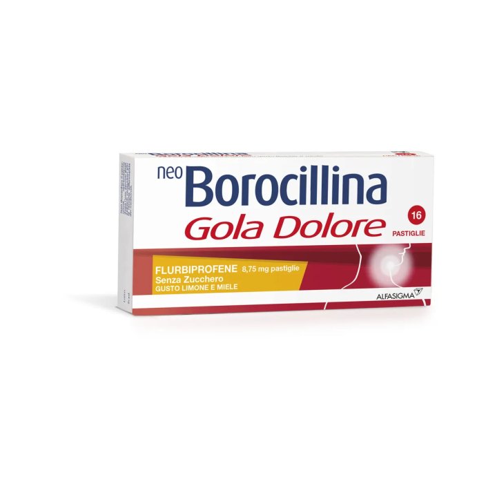 NEOBOROCILLINA LA DOLORE 16 PASTIGLIE LIMONE & MIELE S/Z