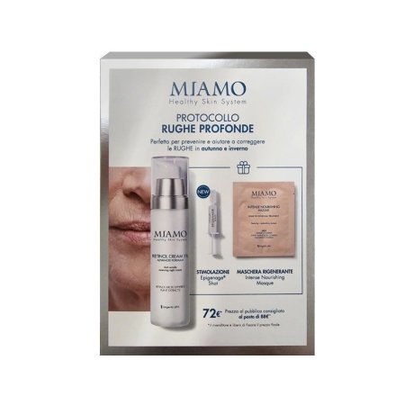 Miamo cofanetto retinol 1 retinol cream - 50ml + 1 intensivenourishing mask - 10ml + 1 epigenage shot - 1ml Miamo cofanetto retinol 1 retinol cream - 50ml + 1 intensivenourishing mask - 10ml + 1 epigenage shot - 1ml