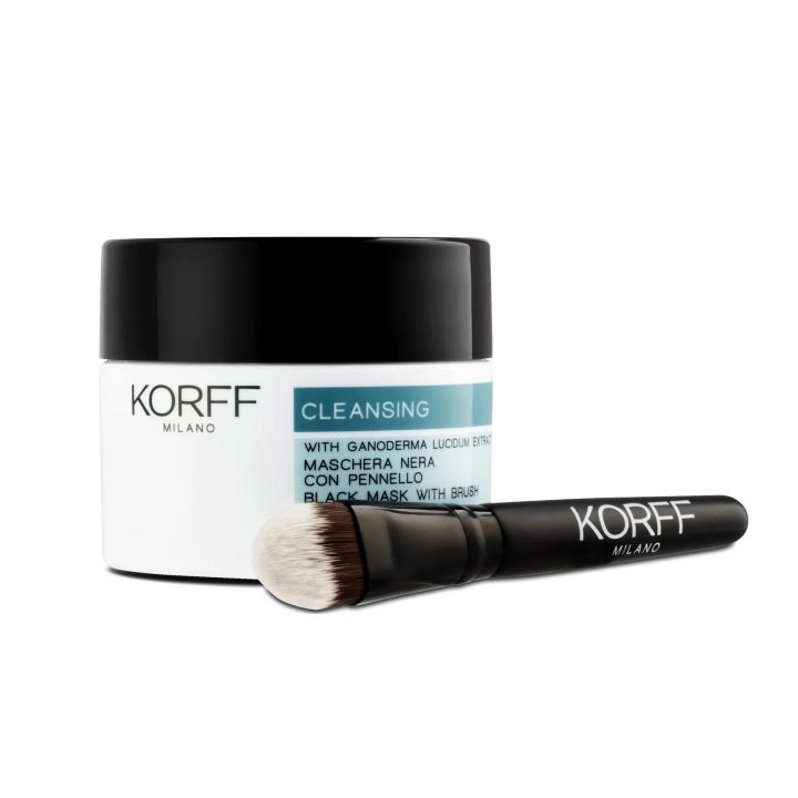 KORFF CLEANSING MASCHERA NERA CON PENNELLO