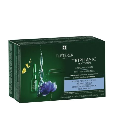 René Futerer Triphasic Reactional trattamento anticaduta - 12 fiale 5Ml