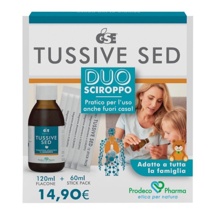 GSE TUSSIVE SED DUO FLACONE+6 STICK PACK MONODOSE