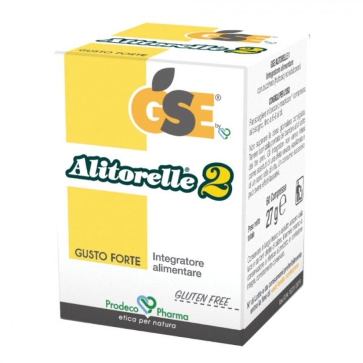 GSE ALITORELLE 2 INTEGRATORE ALIMENTARE GUSTO FORTE 60 COMPRESSE 27G*