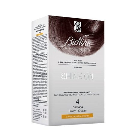 BIONIKE SHINE ON COLORE CAPELLI CASTANO 4