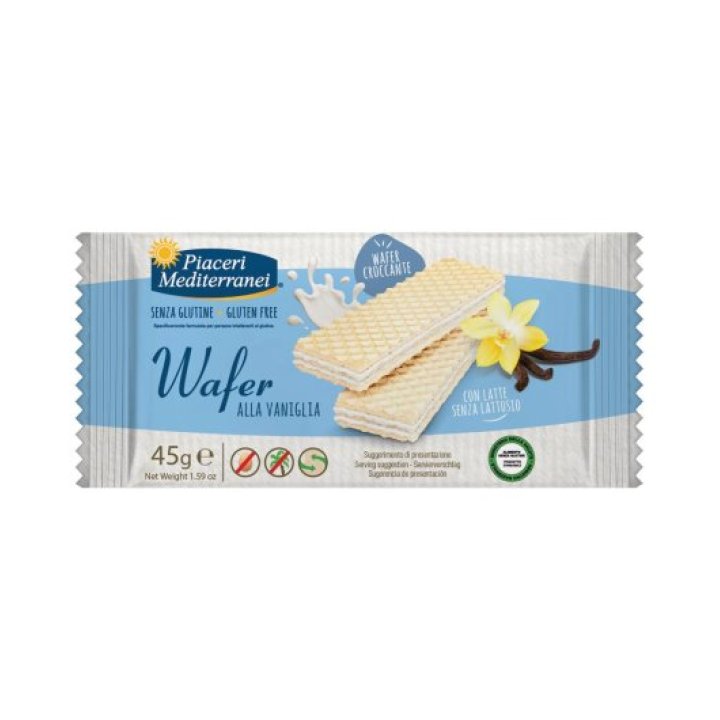 PIACERI MEDITERRANEI WAFER VANIGLIA 45 G