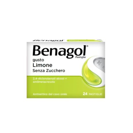 BENAGOL 24 pastiglie gusto LIMONE Senza Zucchero