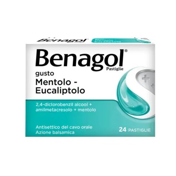 BENAGOL 24 Pastiglie gusto MENTOLO EUCALIPTOL